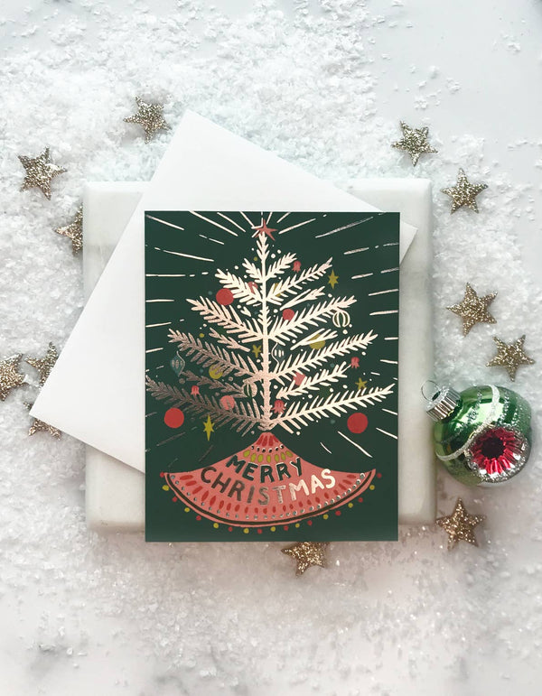 Idlewild Co. - Aluminum Tree Greeting Card