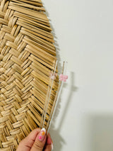 KuriArt Designs - Coquette Bow Glass Straw