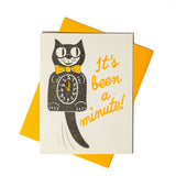 Bromstad Printing Co. - It's Been a Minute - Risograph Greeting Card