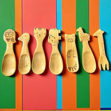 Bamboo Switch - Bamboo Animal Kids & Toddler Utensils | Kids NEW Bestseller