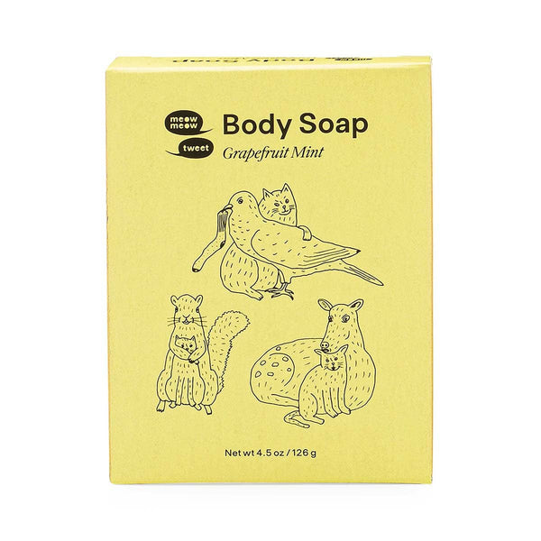 Meow Meow Tweet - Grapefruit Mint Body Bar Soap