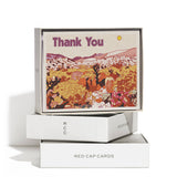 Red Cap Cards - Desert thank you greeting card
