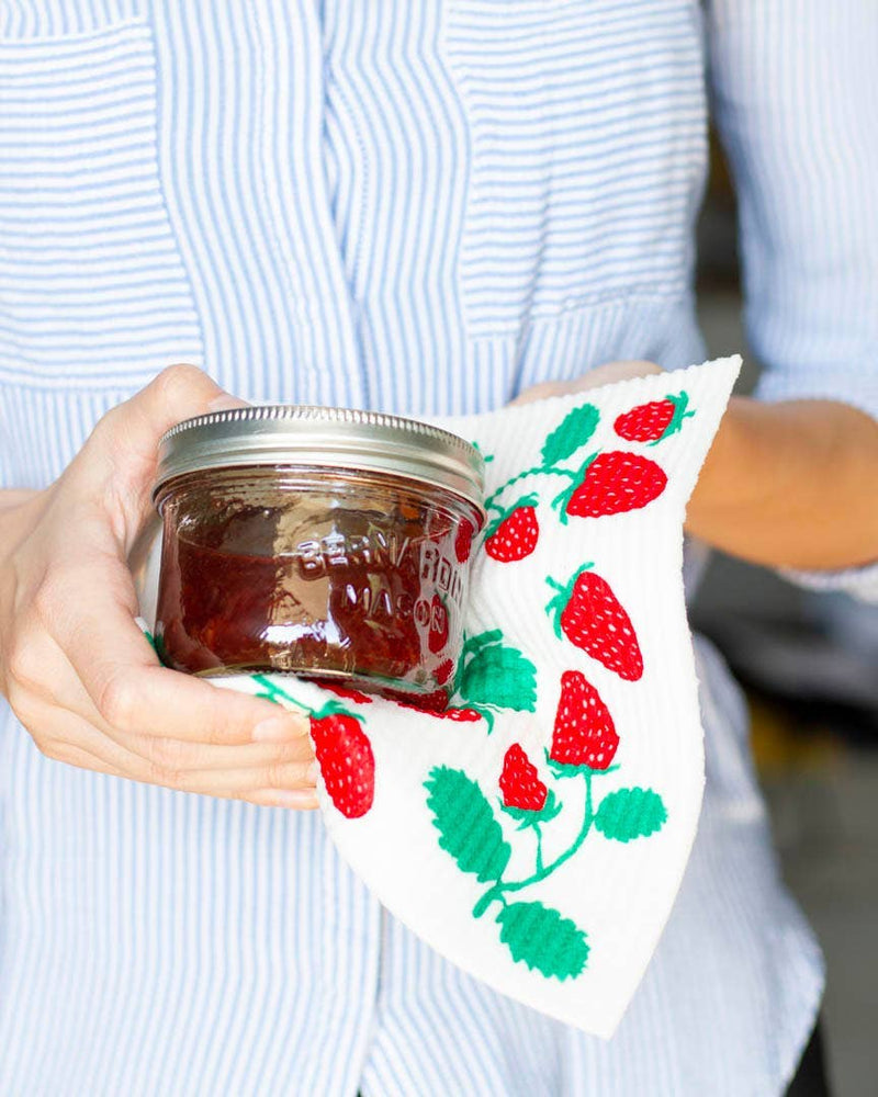 Ecologie - Strawberries Swedish Dishcloth