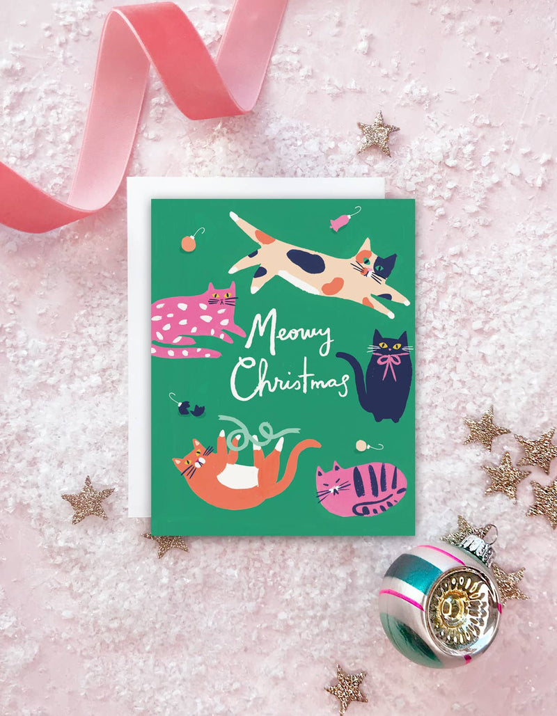 Idlewild Co. - Meowy Christmas Holiday Greeting Card