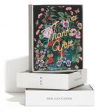 Red Cap Cards - Botanical Garden thank you greeting card
