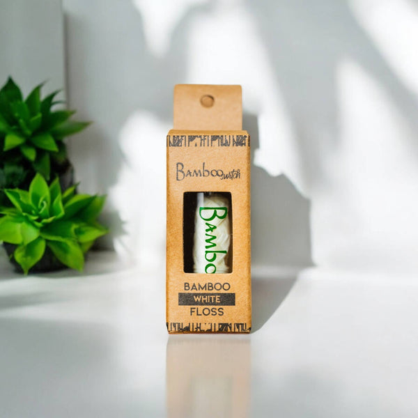 Bamboo Switch - Natural White Bamboo Floss | Vegan, Organic, and Compostable