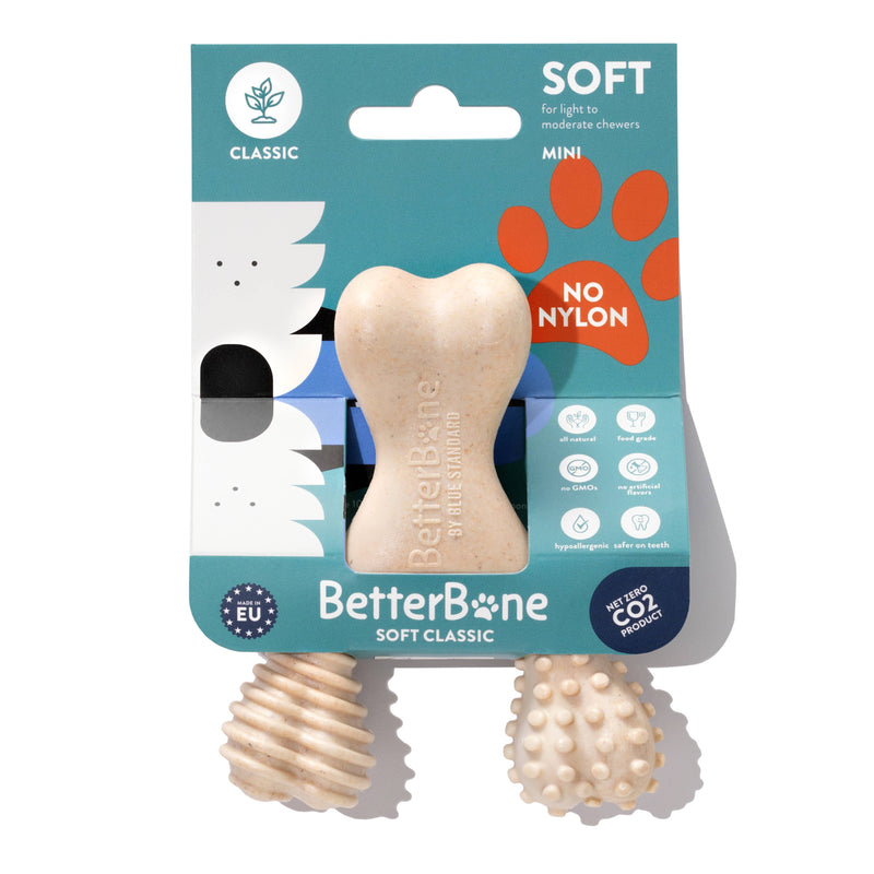 SOFT BetterBone All-Natural Sustainable Chew Toy - For SMALL Dogs