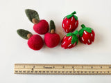 Wool Jamboree - Wool Strawberry Cat Toy