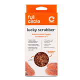 Full Circle Home - Lucky Scrubber - Antimicrobial Copper Scrubbers (3pk)