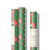 Red Cap Cards - Festive Mushrooms Holiday Wrapping Paper