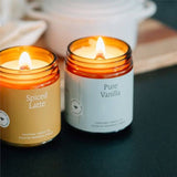 Fontana Candle Co. - Pure Vanilla Essential Oil Beeswax Jar Candle: Non-Toxic