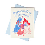 Bromstad Printing Co. - Happy Birthday to Yooooooo! - Risograph Card
