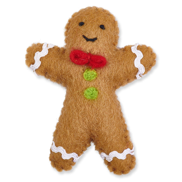 The Foggy Dog - Gingerbread Man Christmas Cat Toy