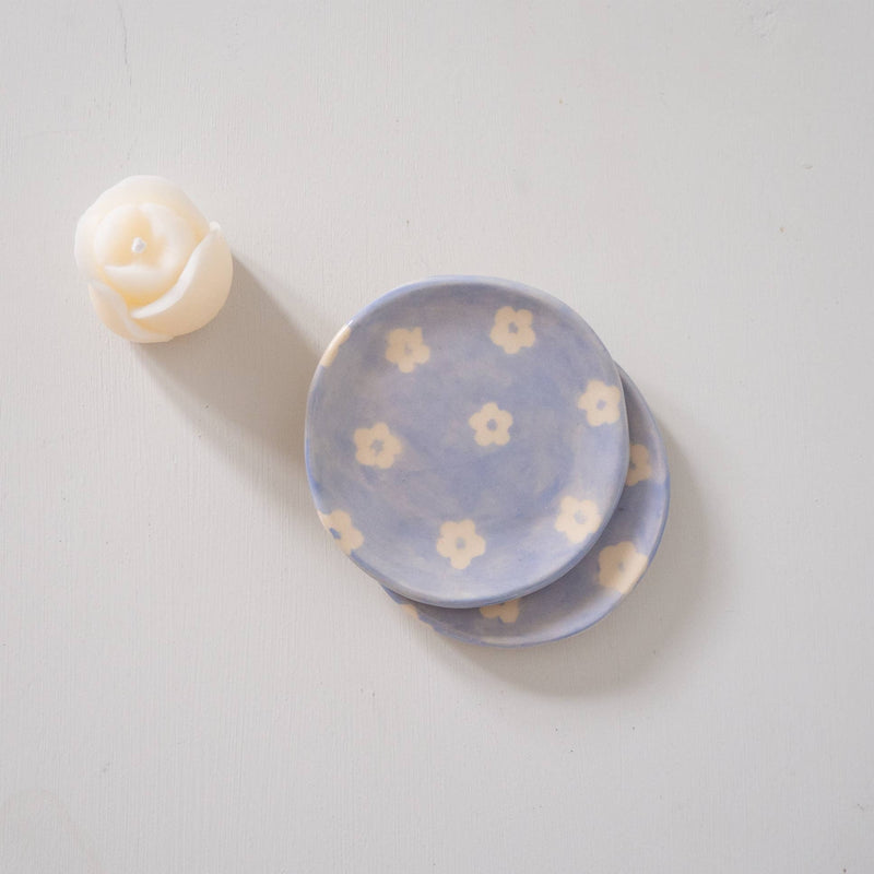 Erika Christine Ceramics - Periwinkle Petunia Ring Dish