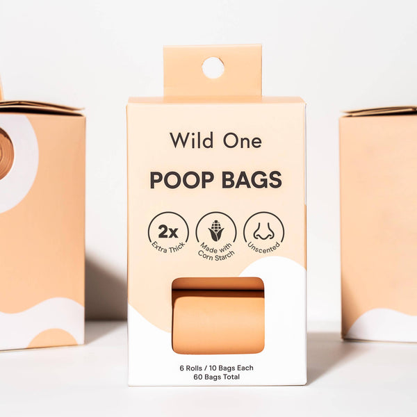 Eco Friendly Poop Bags - 60pc Rolls