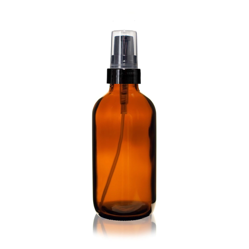 Amber Glass Treatment Pump Bottle
