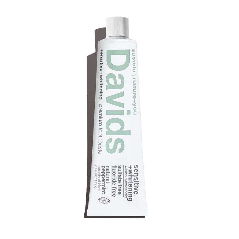 Davids Natural Toothpaste - Sensitive + Whitening