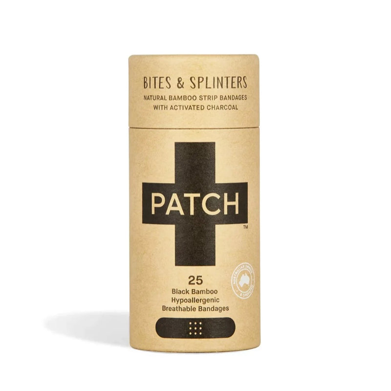 PATCH Activated Charcoal Bamboo Bandages - Tube of 25