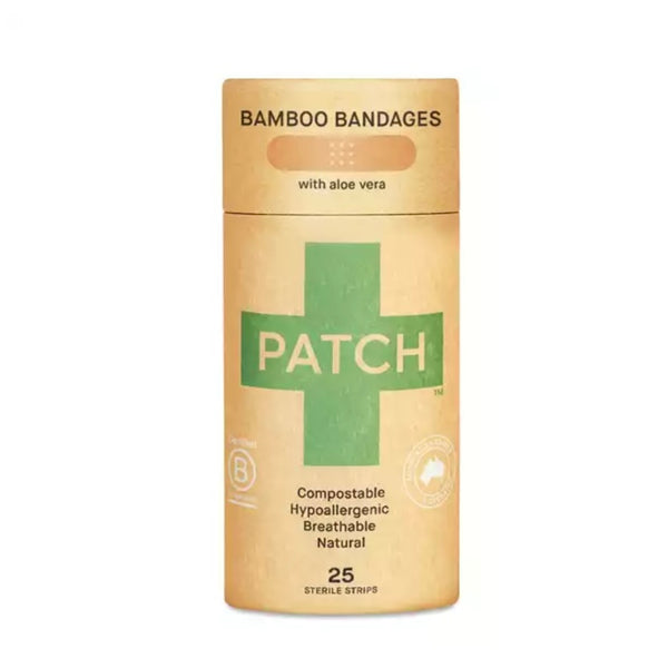 PATCH Aloe Vera Bamboo Bandages - Tube of 25
