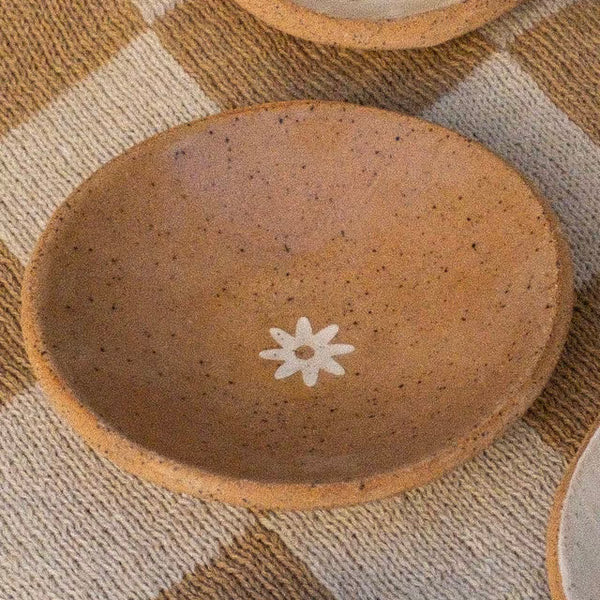 3” Tiny Daisy Ceramic Dish
