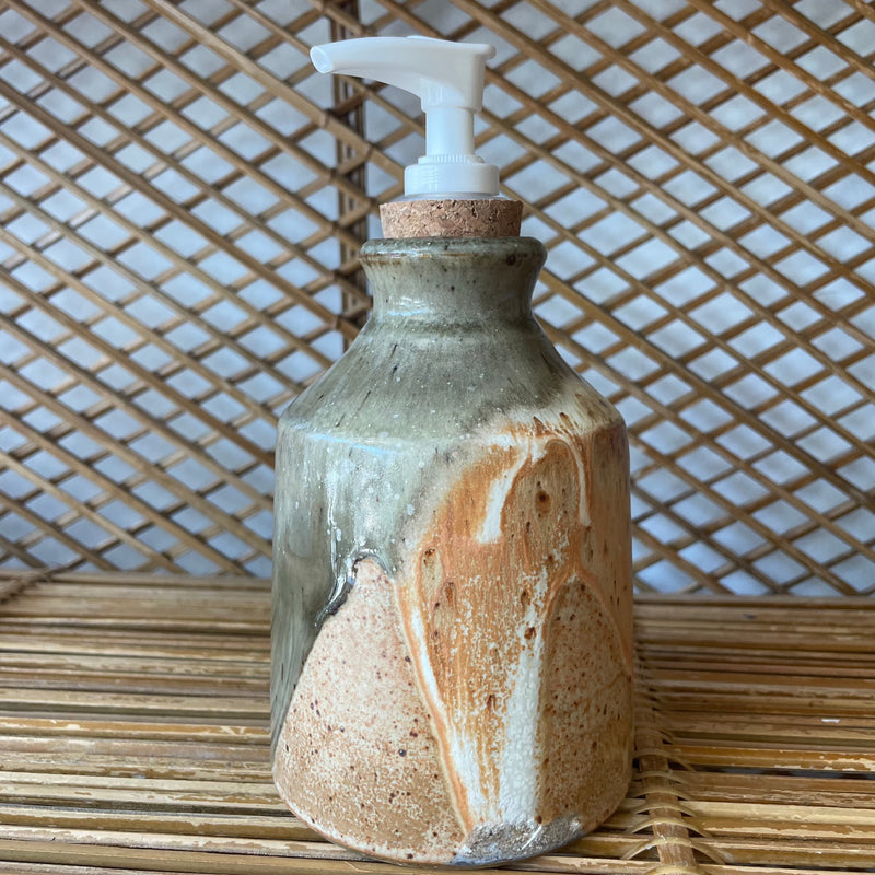 Ceramic Soap Holder with Pump